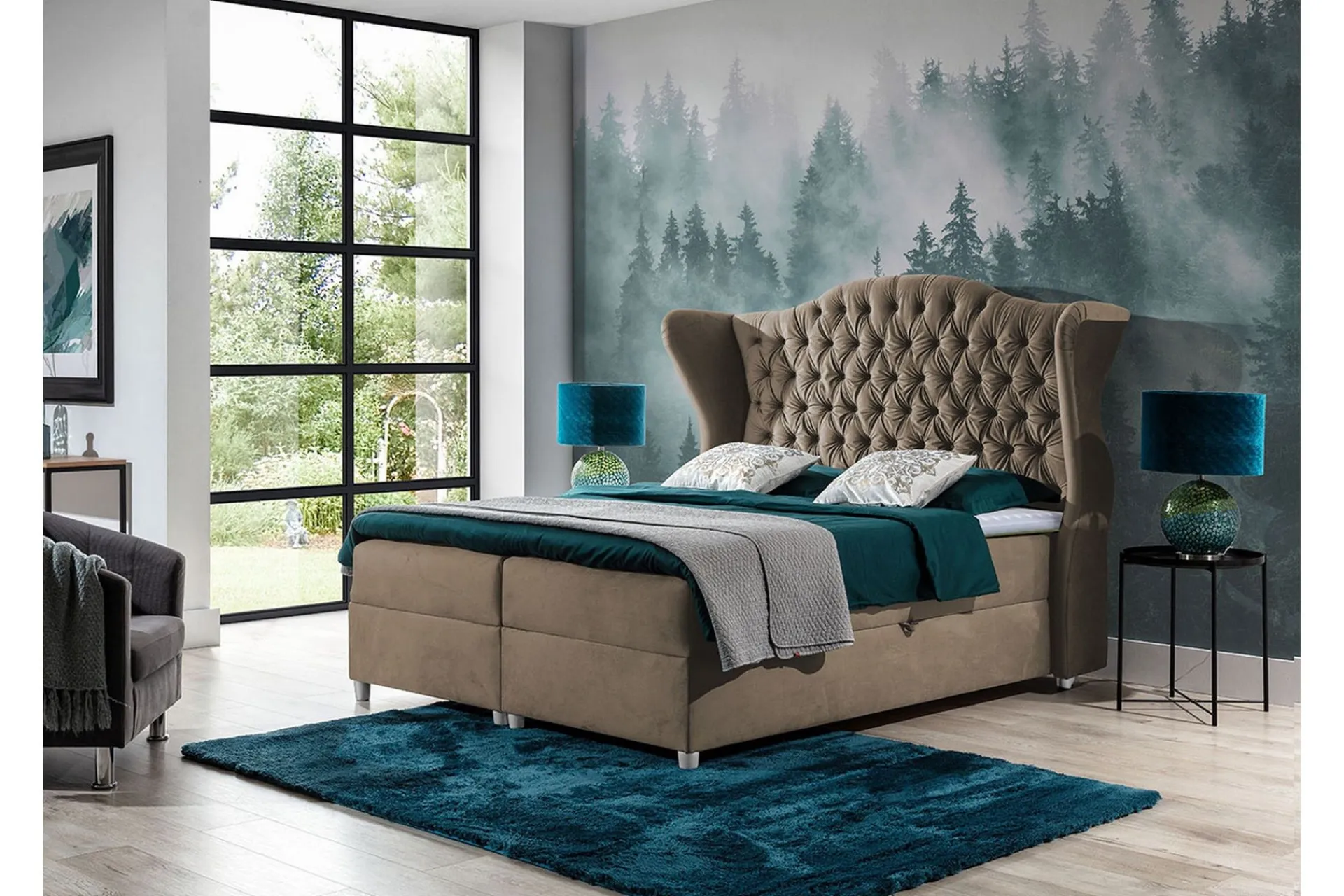 Seng Med Oppbevaring-Kontinentalseng 140x200 Decora 1