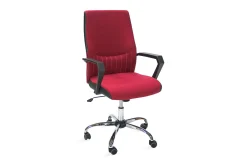 Kontorstol & Skrivebordsstol-Kontorstol ANGELO 58x59x97-105cm Rød