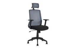 Kontorstol BRAVO 62x53xH107-1145 svart/grå