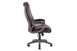 Kontorstol CALVIN 81x65xH114-1215cm mørkerød