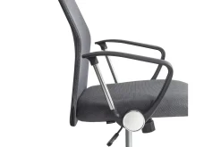 Kontorstol Design Grå/svart/sølv