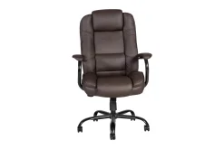 Kontorstol & Skrivebordsstol-Kontorstol ELEGANT XXL 795x82xH113-1205cm Brun