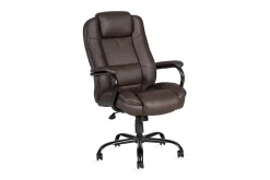 Kontorstol & Skrivebordsstol-Kontorstol ELEGANT XXL 795x82xH113-1205cm Brun