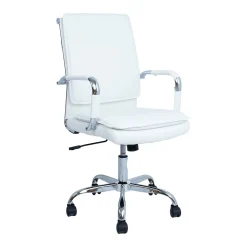 Kontorstol & Skrivebordsstol-Kontorstol HOME4YOU Ultra 54,5x63x94–104 cm hvit