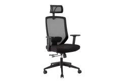 Kontorstol & Skrivebordsstol-Kontorstol JOY 64x64xH115-125cm Svart