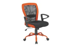 Kontorstol & Skrivebordsstol-Kontorstol LENO 60x57xH91 / 985cm grå Grey,Orange