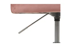 Kontorstol Parrish Rosa/svart/sølv