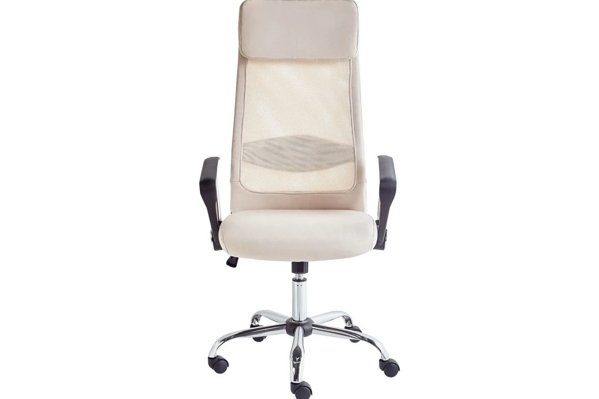 Kontorstol & Skrivebordsstol-Kontorstol Pioneer Beige,Sølv,Svart