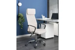 Kontorstol & Skrivebordsstol-Kontorstol Pioneer Beige,Sølv,Svart