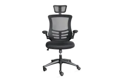Kontorstol & Skrivebordsstol-Kontorstol RAGUSA 665x51x117-126 Svart