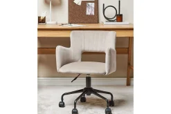 Kontorstol Sanilac Beige/Grå/Svart