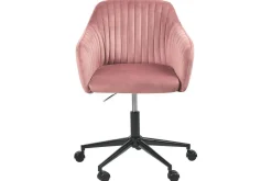 Kontorstol Venice Rosa/Svart