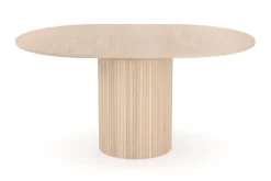 Bark Kopparbo Lys Rundt Spisebord 106 cm Utvidbart med tilleggsplate