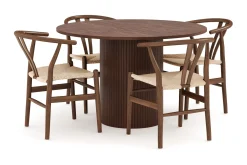 Bark Kopparbo Matgruppe 120 cm Rund med 4 Dastoori Spisestol