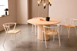 Bark Spisebord & Kjøkkenbord-Kopparbo Rundt Spisebord 130 cm Beige