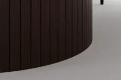 Bark Spisegrupper-Kopparbo Rundt Spisebord 180 cm med 6 Sawako Stoler Valnöt