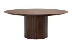 Bark Kopparbo Rundt Spisebord 180 cm med 6 Lucy Spisestoler