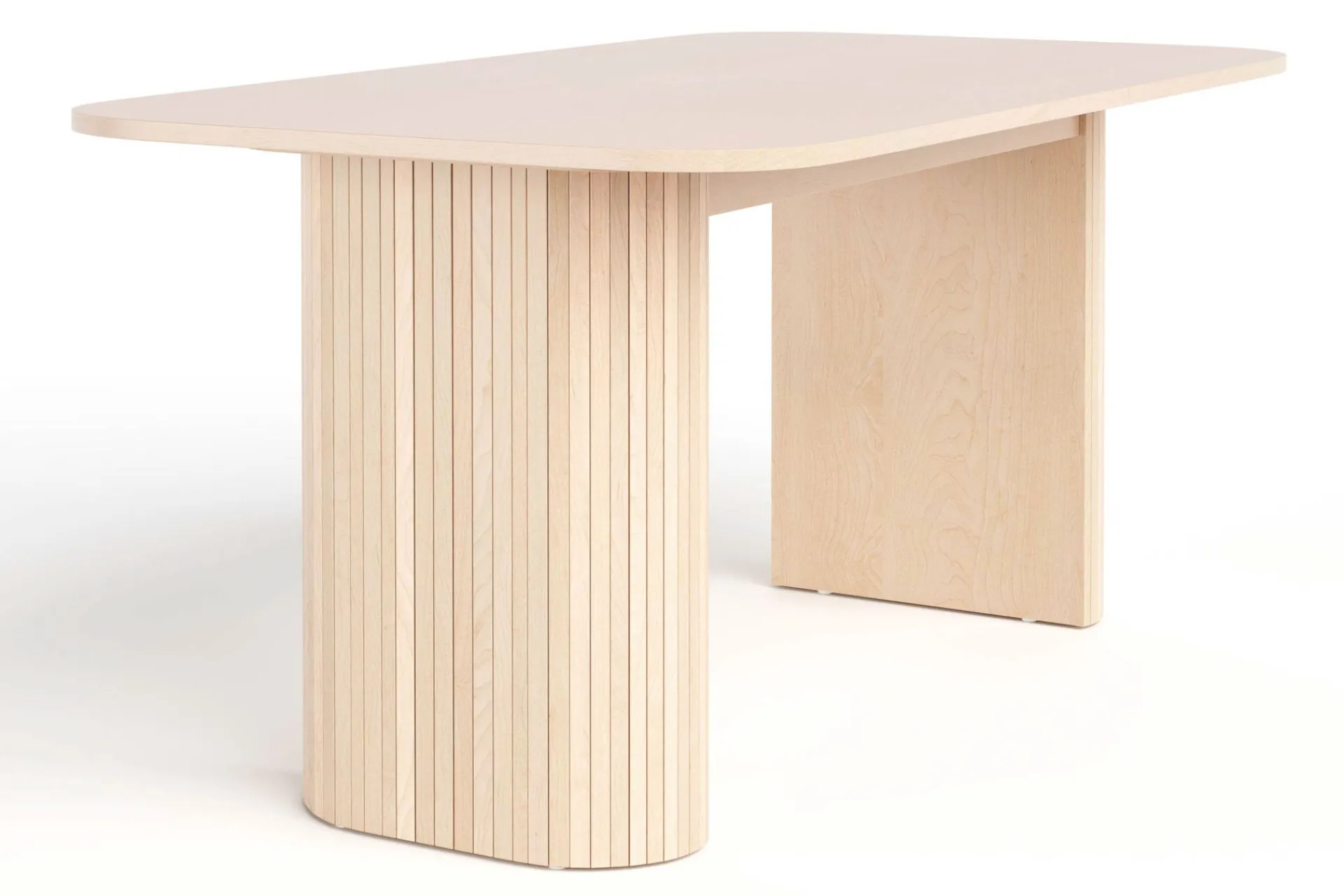 Bark Spisegrupper-Kopparbo Spisebord 160 cm med 4 Filip Spisestoler Hvit