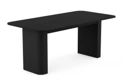 Bark Spisegrupper-Kopparbo Spisebord 180-240 cm Uttrekkbart med 4 Katy Spisestoler Svart