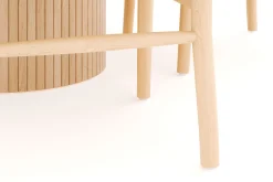 Bark Kopparbo Spisegruppe 106 cm Forlengbar med 4 Dastoori Spisestoler