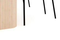Spisegrupper-Kopparbo Spisegruppe 180-240 cm Forlengbar med 4 Gemmiano Spisestoler Whitewash