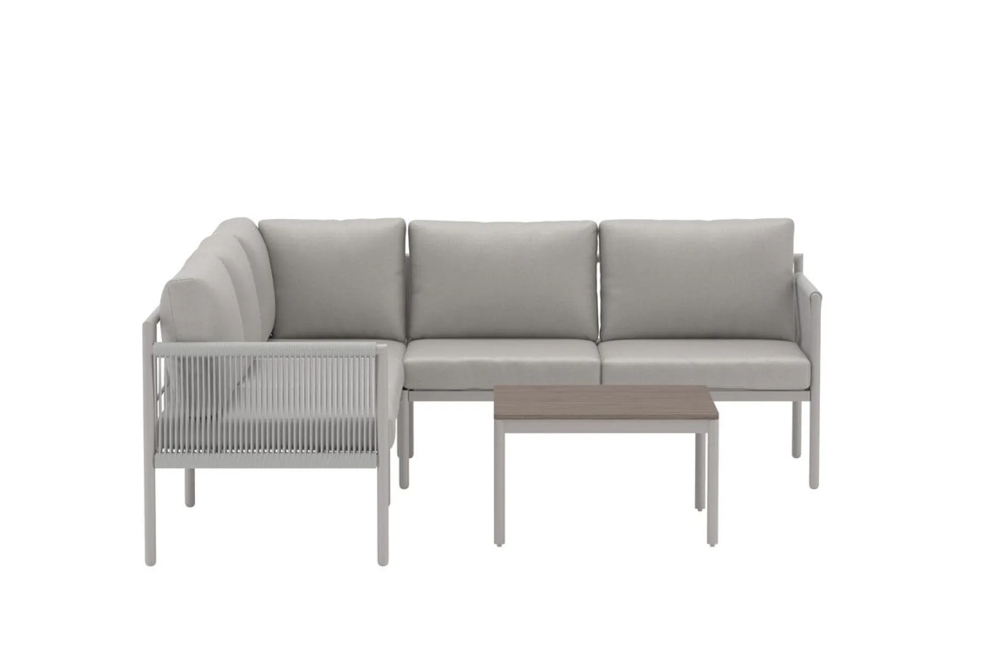 Venture Home Veranda & Terrasse|Loungesett-Kos hjørnesofagruppe utendørs beige