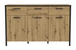 Sideboard & Skjenker-Koufalia Sideboard 40x140 cm Brun/Svart