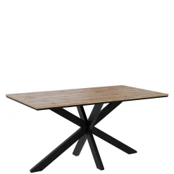 Spisebord & Kjøkkenbord-Kovrel Spisebord 160 cm Rektangulær Svart,Brun