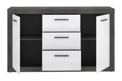 Sideboard & Skjenker-Kranea Sideboard 41x143 cm Grå/Hvit