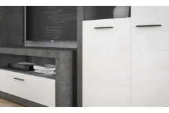 Sideboard & Skjenker-Kranea Sideboard 41x143 cm Grå/Hvit