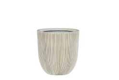 Dyrking|Tilbehør Utendørs-Krukke 44 x 44 x 48 cm CHIOS Beige