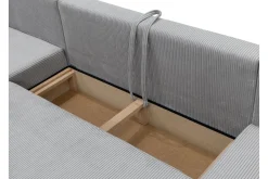 Velour Sofa & Fløyel Sofa|Sovesofaer-Krysen Sovesofa Dubbeldivan 4-sits Svart