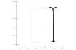 Kulsi Lyktestolpe 205 cm