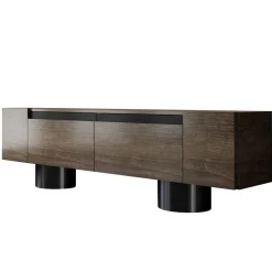 Tv-Benk & Mediabenk-Kumail TV-benk 180 cm Brun,Svart