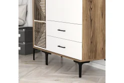Garderober & Garderobesystem-Kumsal Garderobe 120 cm Brun/Hvit