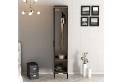 Garderober & Garderobesystem-Kumsal Garderobesskåp 40x47,5 cm Valnöt,Antracit