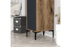 Garderober & Garderobesystem-Kumsal Garderobesskåp 40x47,5 cm Valnöt,Antracit