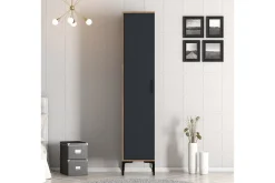Garderober & Garderobesystem-Kumsal Garderobesskåp 40x47,5 cm Valnöt,Antracit