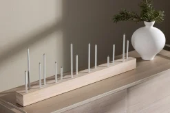 Venture Home Bordlampe|Vinduslampe-Kungsberget Adventsstake 24 cm Whitewash