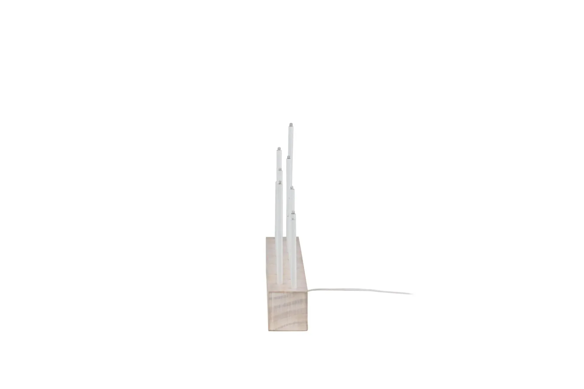 Venture Home Bordlampe|Vinduslampe-Kungsberget Adventsstake 24 cm Whitewash