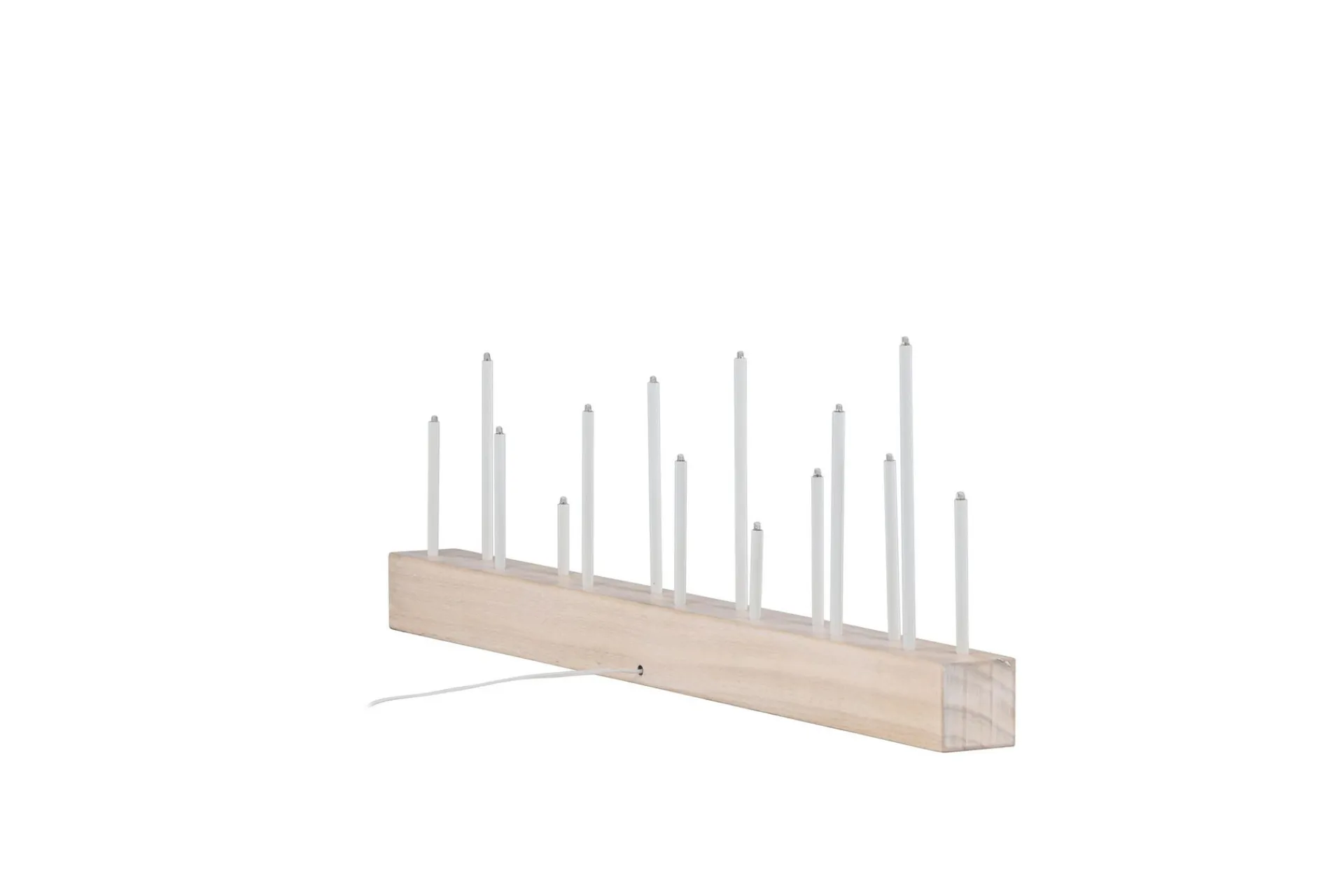 Venture Home Bordlampe|Vinduslampe-Kungsberget Adventsstake 24 cm Whitewash