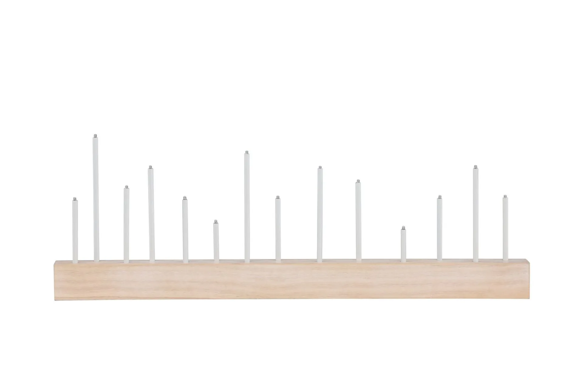 Venture Home Bordlampe|Vinduslampe-Kungsberget Adventsstake 24 cm Whitewash