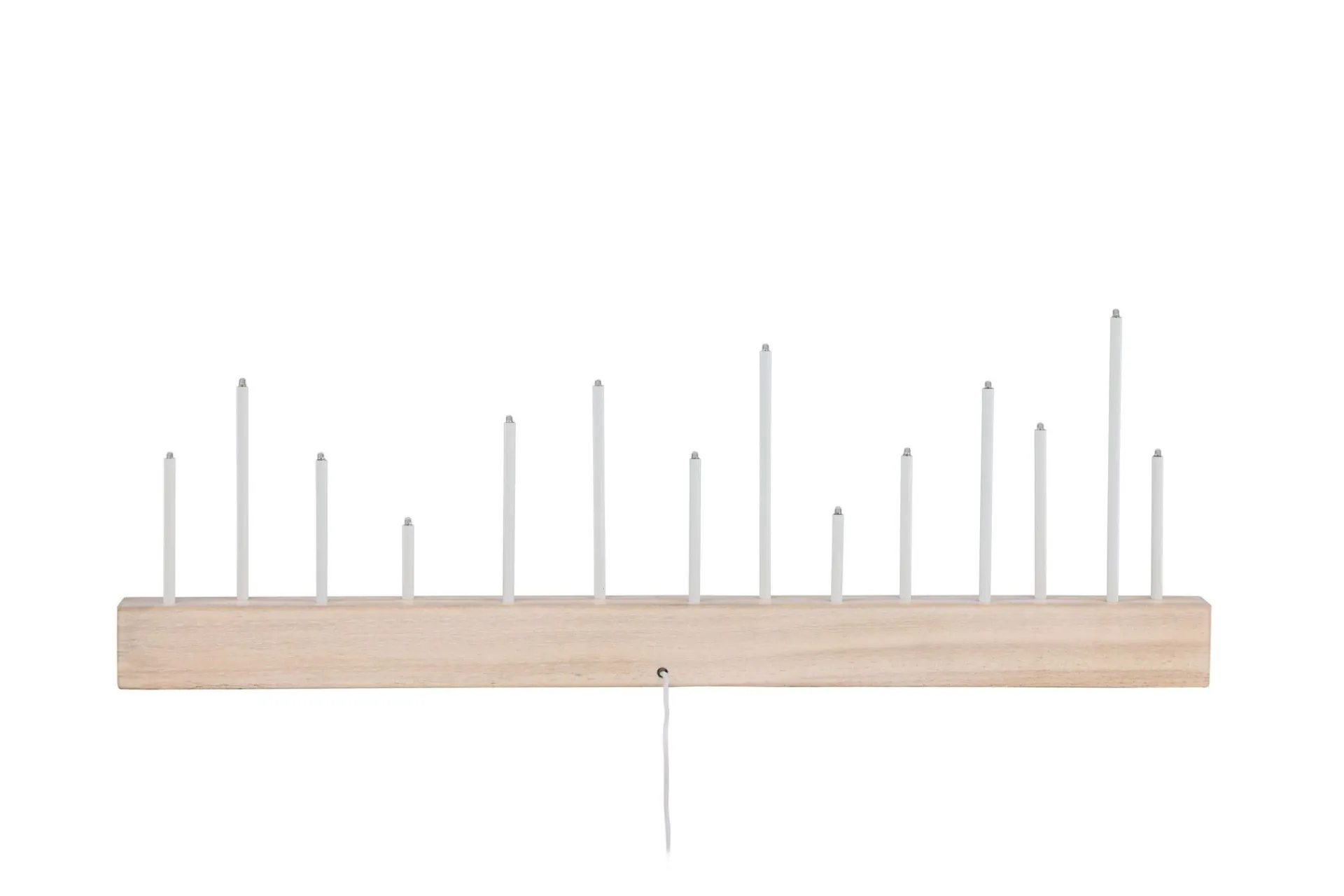 Venture Home Bordlampe|Vinduslampe-Kungsberget Adventsstake 24 cm Whitewash