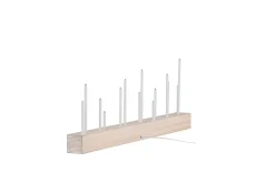 Venture Home Bordlampe|Vinduslampe-Kungsberget Adventsstake 24 cm Whitewash