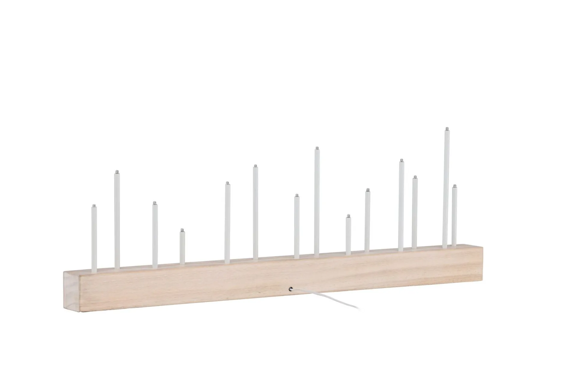 Venture Home Bordlampe|Vinduslampe-Kungsberget Adventsstake 24 cm Whitewash