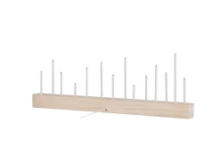 Venture Home Bordlampe|Vinduslampe-Kungsberget Adventsstake 24 cm Whitewash