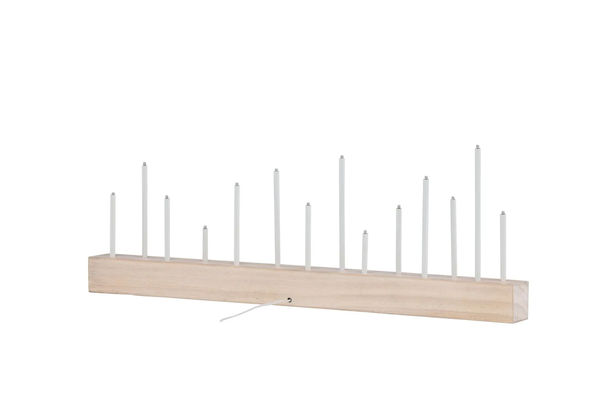 Venture Home Bordlampe|Vinduslampe-Kungsberget Adventsstake 24 cm Whitewash