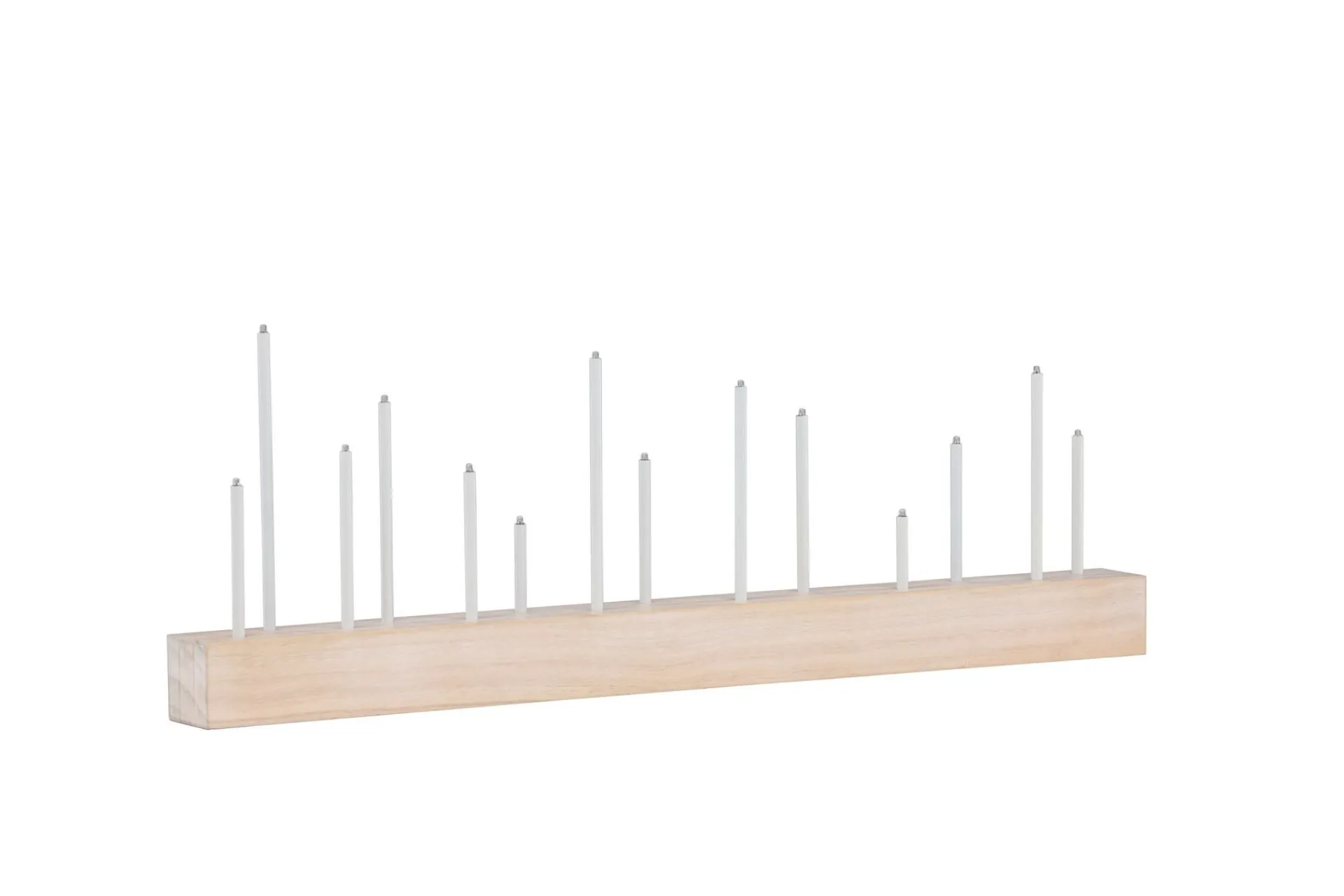 Venture Home Bordlampe|Vinduslampe-Kungsberget Adventsstake 24 cm Whitewash