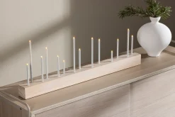 Venture Home Bordlampe|Vinduslampe-Kungsberget Adventsstake 24 cm Whitewash