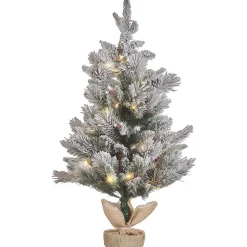 Kunstig Snødekket Juletre Maligne